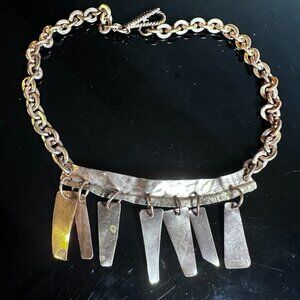 Pure Copper Egyptian Sumerian Necklace Pendant Fringe